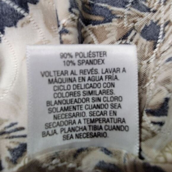 JM Collection Tunic Top Womens 2X Textured Stretch Flowy Pausley Office Career - Picture 12 of 13